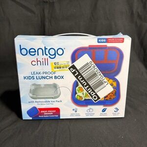 Bentgo Chill Kids Leak-Proof Lunch Box - 4-Compartment Bento Box